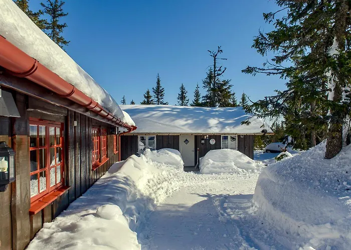 Family-friendly At With Trails, Sauna And Fireplace * Sjusjøen