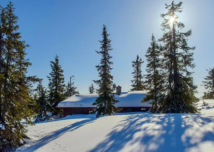 Family-friendly At With Trails, Sauna And Fireplace Sjusjøen
