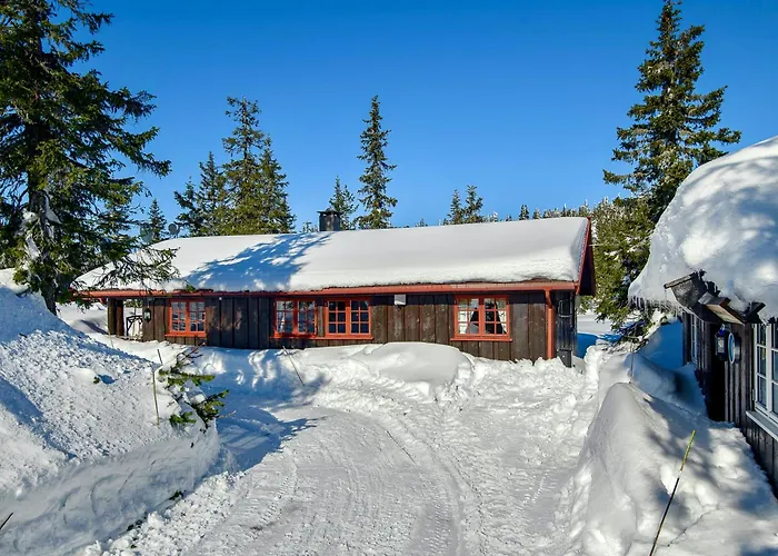 Family-friendly At With Trails, Sauna And Fireplace * Sjusjøen